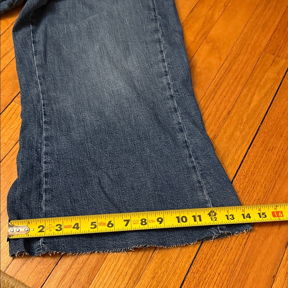 Pilcro Dark Blue Flare Jeans NWT - See Measurements! - Picture 5 of 9